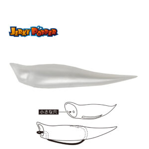Силіконова приманка Tiemco Jerky Popper ECO 8.3cm 6gr 01 Pearl White