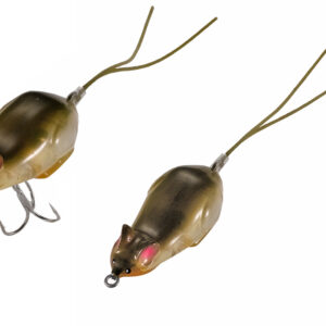 Силіконова приманка Tiemco Wild Mouse Mini Hard 3.5cm 2.5gr 04 Clear Moss Green