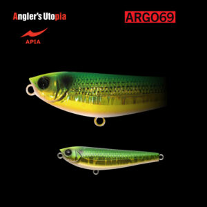 Воблер Apia Argo 69 8.5gr 69mm 08 Green Gold Kohada