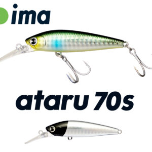 Воблер IMA Ataru 70S 70mm 11gr 012 Black Head Holo