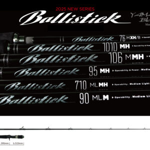 Спінінг Yamaga Ballistick 76M-XH/B Baitcast 2.296 20-180gr Fuji Sic K Titanium