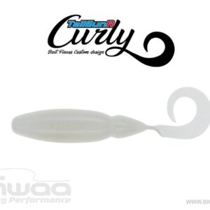 Силіконова приманка Biwaa Tailgunr Curly 3.5" 9cm 008 Pearl White