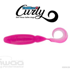 Силіконова приманка Biwaa Tailgunr Curly 3.5" 9cm 304 Pink Ice