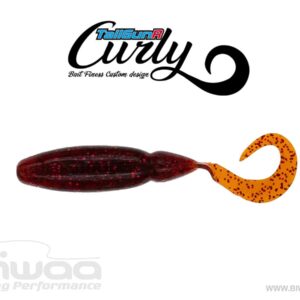 Силіконова приманка Biwaa Tailgunr Curly 3.5" 9cm 012 Bloodworm Texas Craw