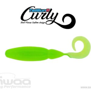 Силіконова приманка Biwaa Tailgunr Curly 3.5" 9cm 202 Limetreuse