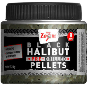 Пелети Carp Zoom Black Halibut 15mm 120gr з отвором