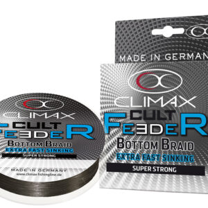 Плетений шнур Climax Cult Feeder Bottom Braid 110m 0.18mm 9.5kg Dark Grey
