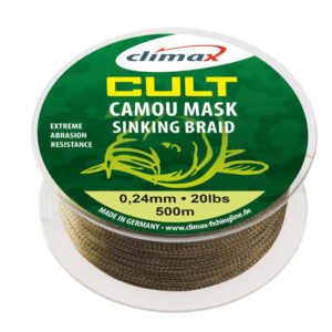 Плетений шнур Climax Cult Carp Camou Mask Sinking 500m 0.24mm 20lb