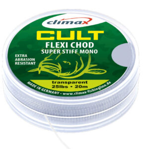 Короповий шнур Climax Cult Carp Flexi Chod Mono Hooklink 20m 0.40mm 15lb
