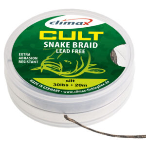 Короповий шнур Textil Climax Cult Carp Snakebraid Leader 10m 40lb Weed Green