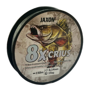 Плетений шнур Jaxon Crius PE 8X Grey 150m 0.14mm 15kg