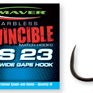 Гачок серія Invincible CS23 Carp Wide Gape №16 F/barbeta