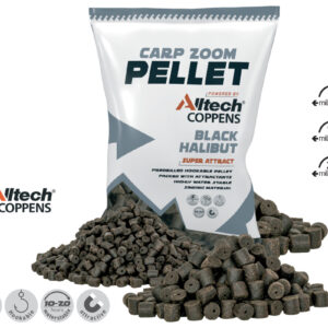 Пелети Carp Zoom Black Halibut Pellet 15mm 800gr