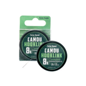 Текстильний короповий лідер Carp Zoom Camou Hooklink 8X 20m 35lb