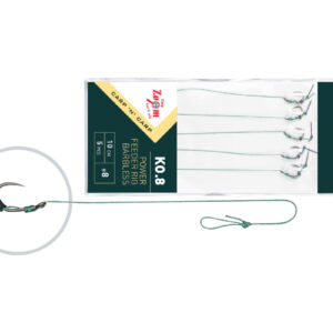 Carp Zoom Монтаж Power Feeder KO.8 Barbless №8 Spin 10mm 10cm 0.18mm textil X8