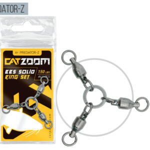 Заводні кільця Монтаж Predator-z Catzoom BBS Solid Ring Набір 150lbs #6 3cm