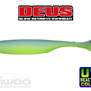 Силіконова приманка Biwaa Deus 4" 10cm 210 Blue Chart