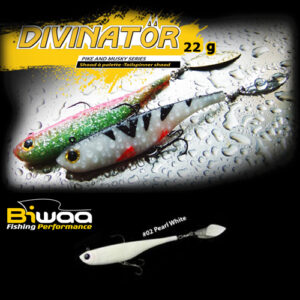 Блешня Biwaa Divinator Medium 18cm 35gr 02 Pearl White