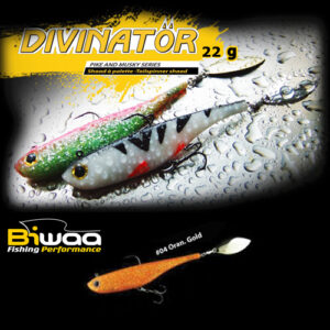 Блешня Biwaa Divinator Junior 14cm 22gr 04 Orange Gold