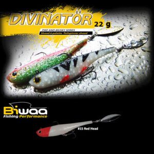Блешня Biwaa Divinator Medium 18cm 35gr 15 Red Head