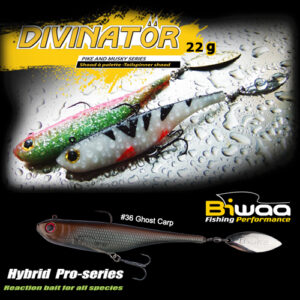 Блешня Biwaa Divinator Junior 14cm 22gr 36 Ghost Carp