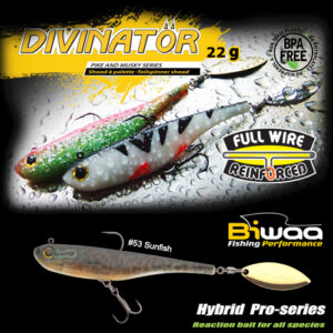 Блешня Biwaa Divinator Junior 14cm 22gr 53 Sunfish