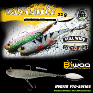 Блешня Biwaa Divinator Junior 14cm 22gr 55 Musky