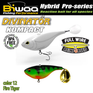 Блешня Biwaa Divinator Kompact 90 9cm 55gr 12 Fire Tiger