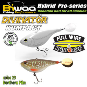 Блешня Biwaa Divinator Kompact 50 5cm 20gr 23 Northern Pike