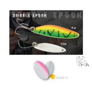 Блешня коливальна Herakles Dribble Spoon 2.5gr White/Pink