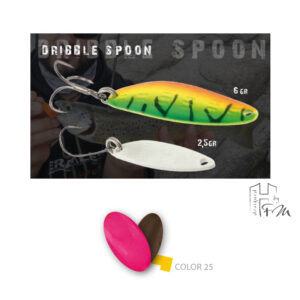Блешня коливальна Herakles Dribble Spoon 2.5gr Pink/Brown