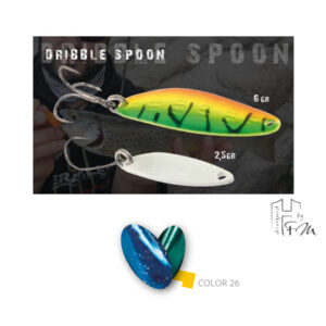 Блешня коливальна Herakles Dribble Spoon 2.5gr Petrol Sky