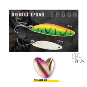 Блешня коливальна Herakles Dribble Spoon 2.5gr Golden Trout