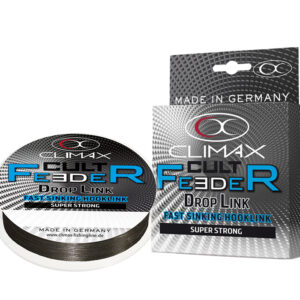 Плетений шнур Climax Cult Feeder Fast Sinking Droplink 10m 0.24mm 11.8kg Dark Grey