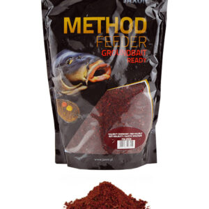 Прикормка Jaxon Method Feeder Ready Black Halibut 750gr