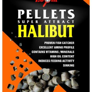 Пелети Carp Zoom Halibut 4.5mm 800gr для підгодовування