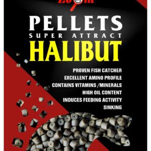 Пелети Carp Zoom Halibut 8mm 800gr з отвором