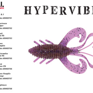 Силіконова приманка Herakles Hypervibe 3.5" 8.9cm Nightmare
