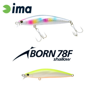 Воблер IMA Iborn 78F Shallow 78mm 8.5gr 003 Chart Back Pearl