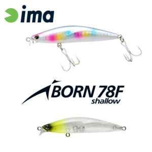 Воблер IMA Iborn 78F Shallow 78mm 8.5gr 004 Chart Head Clear