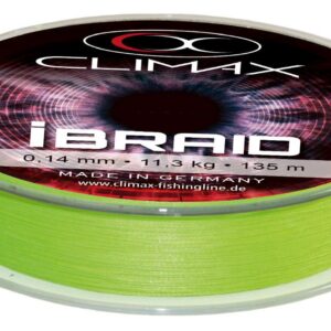 Плетений шнур Climax iBRAID X8 Chartreuse 135m 0.10mm 6.8kg