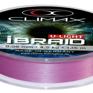 Плетений шнур Climax iBRAID U-light Fluo Purple 275m 0.08mm 6.0kg