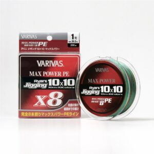 Плетений шнур Varivas Avani Jigging 10x10 MAX PE X8 300m 64lb 10mx10 Culori