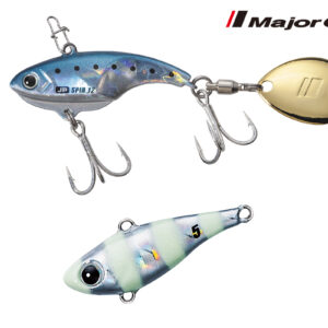 Блешня Spinertail Major Craft Jigpara Spin 3.9cm 12gr #007 Zebra Glow