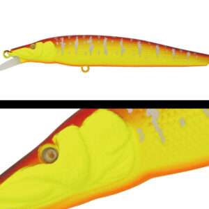 Воблер Adusta Jerk Spiker 130SP 13cm 21gr 008 Red Hot Tiger