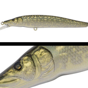 Воблер Adusta Jerk Spiker 130SP 13cm 21gr 029 Grass Pike
