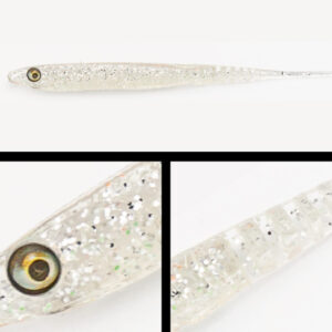 Силіконова приманка Adusta Lancetic 4.5" 11cm 013 Clear Silver Glitter S