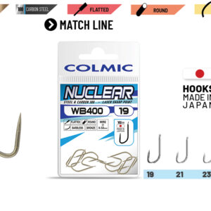 Гачок Colmic Nuclear WB400 Bronze Barbless #19