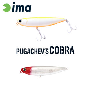 Воблер IMA Pugachevs Cobra 90 90mm 12gr 201 Red Head