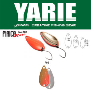 Блешня коливальна Yarie 702 Pirica More 1.0gr колір V4 MG Ice